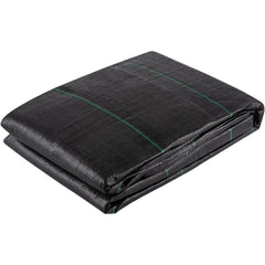 Geotextile Fabric, 3.8 x 15.2 m 3.5oz Woven PP Driveway Drain Cloth with 600lbs Tensile Strength, Heavy Duty Underlayment for Soil Stabilization, Landscaping, Weed Barrier,