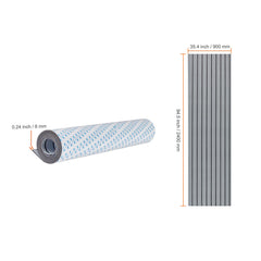 Boat Flooring, EVA Foam Boat Decking 94.5" x 35.4", Non-Slip Self-Adhesive Flooring, 23.2 sq.ft Marine Carpet for Boats, Yacht, Pontoon, Kayak Decking