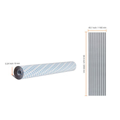 Boat Flooring, EVA Foam Boat Decking 94.5" x 45.7", Non-Slip Self-Adhesive Flooring, 29.9 sq.ft Marine Carpet for Boats, Yacht, Pontoon, Kayak Decking