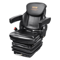 Universal Forklift Seat Adjustable Tractor Seat with Seatbelt Armrests