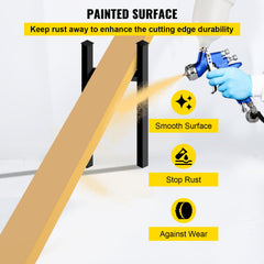 Bucket Cutting Edge, 213x10x1.3 Bucket Edge, Weld-on and Bolt-on Advanced Cutting Edge, 16Mn Carbon-manganese Steel Loader Cutting Edge, Skid Steer Cutting Edge with Paint for Excavator and Load