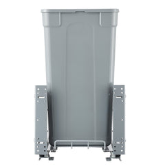 Pullout Trash Can for Kitchen Cabinets, Garbage Waste Recycling Bin, Under Mount Waste Container, with Heavy Duty Metal Soft Close Sliding System and Door Kit, for Sink, Under Counter