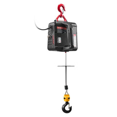 2-in-1 Electric Hoist Winch, 500 kg Capacity, 1500W Portable Power Winch Crane, 7.6 m Lifting Height, 5 m/min with Manual and Wired Remote Control for Factory, Warehouss, Garage