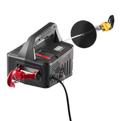 2-in-1 Electric Hoist Winch, 500 kg Capacity, 1500W Portable Power Winch Crane, 7.6 m Lifting Height, 5 m/min with Manual and Wired Remote Control for Factory, Warehouss, Garage
