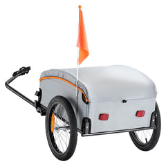 Bike Cargo Trailer, 88/100/160 lbs Load Capacity, Heavy-Duty Bicycle Wagon Cart, Foldable Compact Storage with Universal Hitch