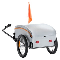 Bike Cargo Trailer, 88/100/160 lbs Load Capacity, Heavy-Duty Bicycle Wagon Cart, Foldable Compact Storage with Universal Hitch