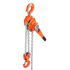 Manual Lever Chain Hoist, 6T 6000KG Capacity Heavy Duty Come Along, 6M Lift G80 Alloy Steel Chain With Dual Pawl Mechanical Brake, 360° Rotating Hooks, for Warehouse Construction Garage