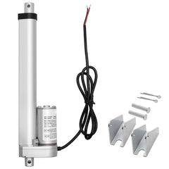 12V Linear Actuator, 101.6mm Stroke 15mm/s High-Speed 1000N Linear Motion Actuator - with IP54 Protection & Mounting Bracket for Lift Desk, Recliner Chairs, Window Door Opener