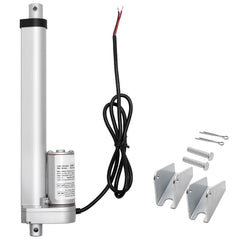 12V Linear Actuator, 203.2mm Stroke 15mm/s High-Speed 1000N Linear Motion Actuator - with IP54 Protection & Mounting Bracket for Lift Desk, Recliner Chairs, Window Door Opener