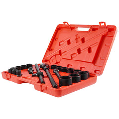 3/4 in Drive Impact Socket Set, 21 Pieces SAE 3/4 in to 2 in, 6 Point Cr-V Alloy Steel for Auto Repair, Easy-to-Read Size Markings, Includes Extension Bars, Ratchet Handle and Storage Case