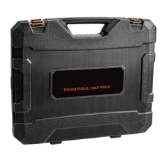 3/8" Drive Impact Socket Set, 90 Piece Socket Set SAE 1/4"-3/4" and Metric 6-19mm, 6 Point Cr-Mo Alloy Steel for Auto Repair, Includes Extension Bars Universal Joint Adapter Lock Storage Case