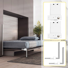 DIY Murphy Bed Springs Mechanism Hardware Kit Horizontal for Twin Size Bed