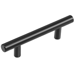 30 Pack Cabinet Pulls, 3in / 76mm Center to Center Slim Kitchen Cabinet Drawer, Stainless Steel Modern Kitchen Cupboard Door Handles for Kitchen Bathroom Bar Hardware Matte Black