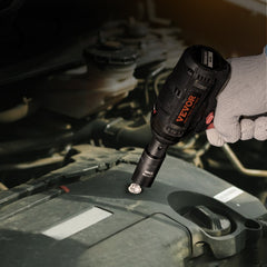 1/2" Drive Impact Socket Set, 11 Piece Deep Socket Set SAE 3/8"-1", 6 Point CR-V Alloy Steel for Auto Repair, Easy-to-Read Size Markings, Rugged Construction, Includes Storage Case