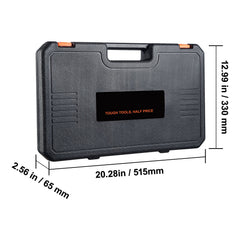 1/2" Drive Deep Impact Socket Set, 34pcs Socket Set Metric (8-36mm) 6 Point Cr-MO Alloy Steel for Auto Repair, Rugged Construction, Includes Heavy Duty Storage Case