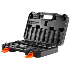 360 Degree Swivel Impact Sockets Set 14pcs 6-Point 3/8in Drive Socket Set