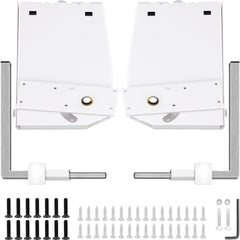 Murphy Mounting Wall Springs Mechanism, Heavy Duty Support Hardware DIY Kit, Bed Springs Mechanism Ideal for King Queen Bed (Vertical), White