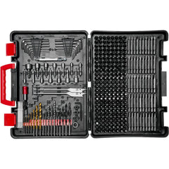 Drill Bit Set, 318 Pieces Drill and Driver Bit Set, Screwdriver Bit Set Suitable for Wood Metal Cement Drilling and Screw Driving, Drill Bit Sets Combo Kit Assorted in Organized Carrying Case