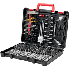 Drill Bit Set, 318 Pieces Drill and Driver Bit Set, Screwdriver Bit Set Suitable for Wood Metal Cement Drilling and Screw Driving, Drill Bit Sets Combo Kit Assorted in Organized Carrying Case