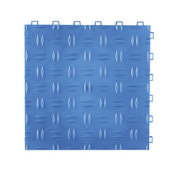 Garage Tiles Interlocking 12x12 in 25 Pack Garage Flooring Tiles Blue