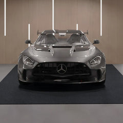 Waterproof Garage Floor Mat for Under Car, Non-slip 2 x 2.6 M Compact Size Heavy Duty Containment Mat, Protects Garage Floor from Water, Mud and Oil, For Garages,Greenhouses,Entrance