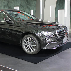 Garage Floor Mat, 2.28 x 6.1 M Waterproof Protection from Water,Snow, Rain,Mud and Oil for Cars, Non-slip Heavy Duty Containment Mat with TPE Anti-Leak Backing & Easy to Clean & Cuttable