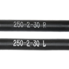 Garage Door Torsion Springs, 16000 Cycles, Pair of 0.25 x 2 x 30inch, Garage Door Springs with Non-Slip Winding Bars, Mounting Tool and Gloves, Electrophoresis Coated, for Replacement