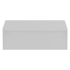 Carport Replacement Canopy Cover Top + Side Wall 10 x 20 ft, Garage Tent Shelter Tarp Heavy-Duty Waterproof & UV Protected, Easy Installation with Ball Bungees,White (Frame Not Included)