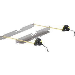 Wheel Alignment Tool, 2-Pack Toe Alignment Toe Plates, Stainless Steel Wheel Alignment Tool Plate, Toe Angle Accurate Measurement, Includes 2 Measuring Tapes & Conversion Chart