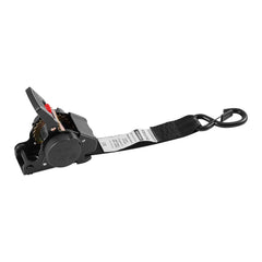 Wheel Chock Tie-Down Kit, Fixed Trailer Tie Down Strap, Car Tie Down Kit with S-Hook, Break Strength 748 kg & Working Load 250 kg Motorcycle Tie-Down System for Trailers, Boats, Snowmobiles