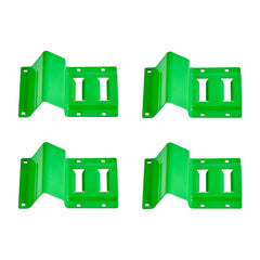 Wheel Chock Tie-Down Kit, Chock-Style Trailer Tie Down Strap, Car Tie Down Kit with Buckle, Break Strength 1986.73 kg & Working Load 662 kg Motorcycle Tie-Down System E-Hooks for ATVs, UTVs