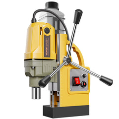 Magnetic Drill, 1400W Motor 1.6 in Boring Diameter, 2810 lbf Portable Electric Mag Drill Press, 800 RPM No-Load Speed, Drilling Machine for Metal Surface, Industrial and Home Improvement