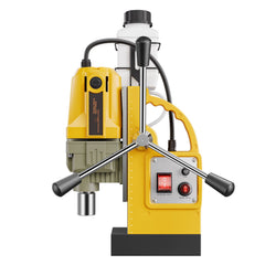 Magnetic Drill, 1400W Motor 1.6 in Boring Diameter, 2810 lbf Portable Electric Mag Drill Press, 800 RPM No-Load Speed, Drilling Machine for Metal Surface, Industrial and Home Improvement