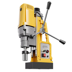 Magnetic Drill, 1400W Motor 2 in Boring Diameter, 2922 lbf Portable Electric Mag Drill Press, 0-750 RPM Variable Speed, Drilling Machine for Metal Surface, Industrial and Home Improvement