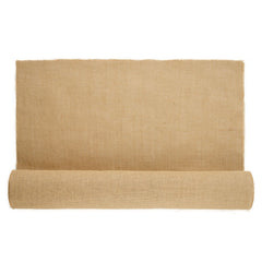 Burlap Fabric Roll, 1016 mm x 22.86 m & 50 x 50 Density Wide Natural Burlap Fabric Rolls, Jute Fabric Burlap Tree Wrap Roll, for Decor, Crafts, Wedding, Gardening, Plant & Tree Winter Covering