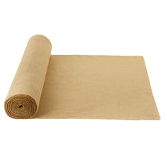 Burlap Fabric Roll, 1016 mm x 22.86 m & 50 x 50 Density Wide Natural Burlap Fabric Rolls, Jute Fabric Burlap Tree Wrap Roll, for Decor, Crafts, Wedding, Gardening, Plant & Tree Winter Covering