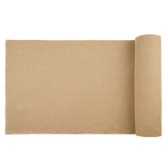 Burlap Fabric Roll, 1016 mm x 22.86 m & 50 x 50 Density Wide Natural Burlap Fabric Rolls, Jute Fabric Burlap Tree Wrap Roll, for Decor, Crafts, Wedding, Gardening, Plant & Tree Winter Covering