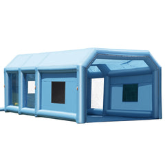 Inflatable Paint Booth 29.5x15.7x11.8ft Inflatable Spray Booth 950W+750W