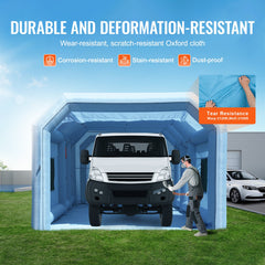 Inflatable Paint Booth 29.5x15.7x11.8ft Inflatable Spray Booth 950W+750W