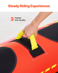 Towable Tubes for Boating 1-3 Riders Inflatable Boat Tubes Towables 510lbs