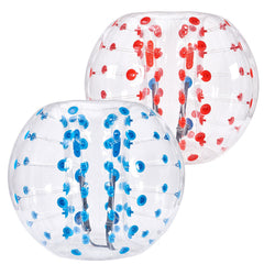 Inflatable Bumper Balls 2-Pack, 5FT/1.5M Body Sumo Zorb Balls for Teen & Adult, 0.8mm Thick PVC Human Hamster Bubble Balls for Outdoor Team Gaming Play, Bumper Bopper Toys for Garden, Yard, Park