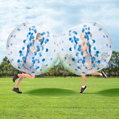 Inflatable Bumper Ball 1-Pack, 5FT/1.5M Body Sumo Zorb Balls for Teen & Adult, 0.8mm Thick PVC Human Hamster Bubble Balls for Outdoor Team Gaming Play, Bumper Bopper Toys for Garden, Yard, Park