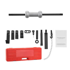 Dent Puller Kit, 4.54 kg 13-in-1 Slide Hammer Dent Removal Kit, Heavy-Duty Auto Body Truck Repair Automotive Damage Remover Tool Repair Frame with Carrying Case, Extension Rod, Non-Slip Handle