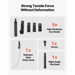 Dent Puller Kit, 4.54 kg 13-in-1 Slide Hammer Dent Removal Kit, Heavy-Duty Auto Body Truck Repair Automotive Damage Remover Tool Repair Frame with Carrying Case, Extension Rod, Non-Slip Handle