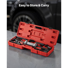 Dent Puller Kit, 4.54 kg 13-in-1 Slide Hammer Dent Removal Kit, Heavy-Duty Auto Body Truck Repair Automotive Damage Remover Tool Repair Frame with Carrying Case, Extension Rod, Non-Slip Handle