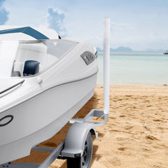 VEVOR Boat Trailer Guide, 1219.2mm Adjustable Design Trailer Guide Poles, 2PCS High-Hardness Steel Trailer Guide-Ons, Trailer Guides with PVC Pipes, for Ski Boat, Fishing Boat or Sailboat Trailer