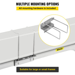 Boat Trailer Guide-ons, 2PCS Rustproof Galvanized Steel Trailer Guide ons, Trailer Guides with Black PVC Pipes, Mounting Parts Included, for Ski Boat, Fishing Boat or Sailboat Trailer