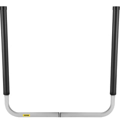 Boat Trailer Guide-ons, 2PCS Rustproof Galvanized Steel Trailer Guide ons, Trailer Guides with Black PVC Pipes, Mounting Parts Included, for Ski Boat, Fishing Boat or Sailboat Trailer