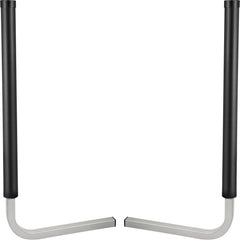 Boat Trailer Guide-ons, 2PCS Rustproof Galvanized Steel Trailer Guide ons, Trailer Guides with Black PVC Pipes, Mounting Parts Included, for Ski Boat, Fishing Boat or Sailboat Trailer
