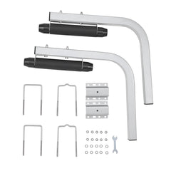 Boat Trailer Guide, 20.5” Adjustable Design Trailer Guide Poles, 2PCS Rustproof Steel Trailer Guide ons, Heavy Duty Roller Guide Design, for Ski Boat, Fishing Boat or Sailboat Trailer